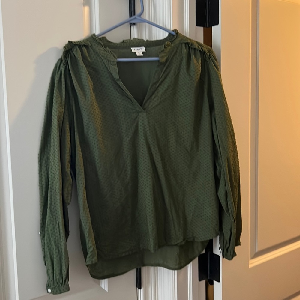 J. Crew long sleeved blouse